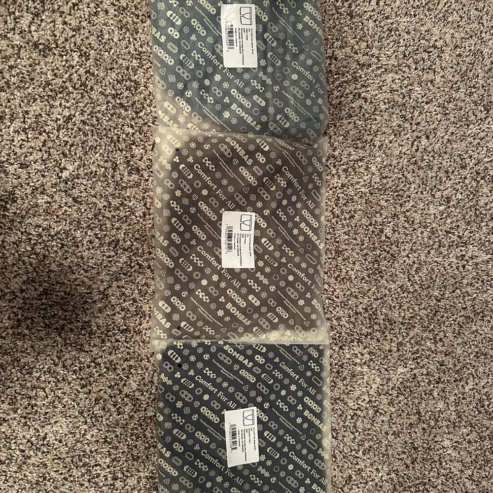 NEW SEALED BOMBAS Men's BOXER BRIEFS XXL GREY BROWN AND BLUE